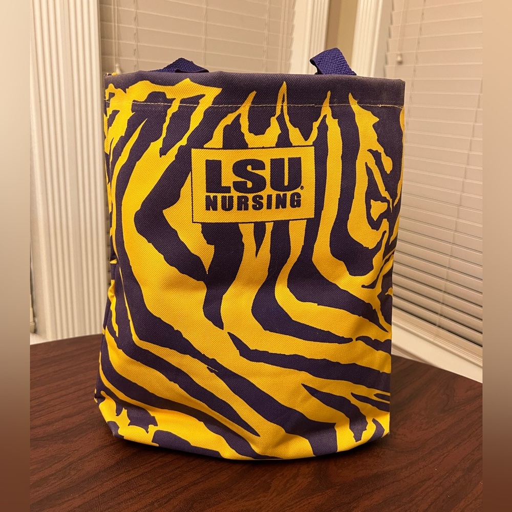 LSU Nursing College Major Louisiana State University Tigers Tote Bag 14”x13”